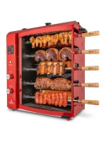 Brazilian Flame Churrasco? Gas Rotisserie Oven Grill Roaster with Auto Rotating Skewers for Rotisserie Chicken, Brazilian Style BBQ and Churrasco, Shawarma Machine, Propane Grill - 2024 Series - Image 2